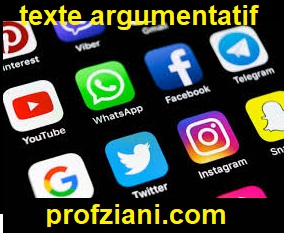 Contestar el teléfono Desempacando fluido texte argumentatif les médias sociaux expression écrite production