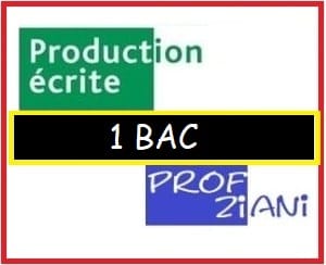 production ecrite 1 bac