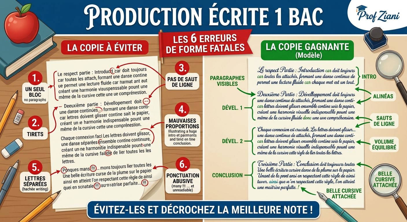 erreurs production écrite